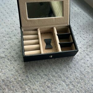Elegant Black Jewelry Box for Men